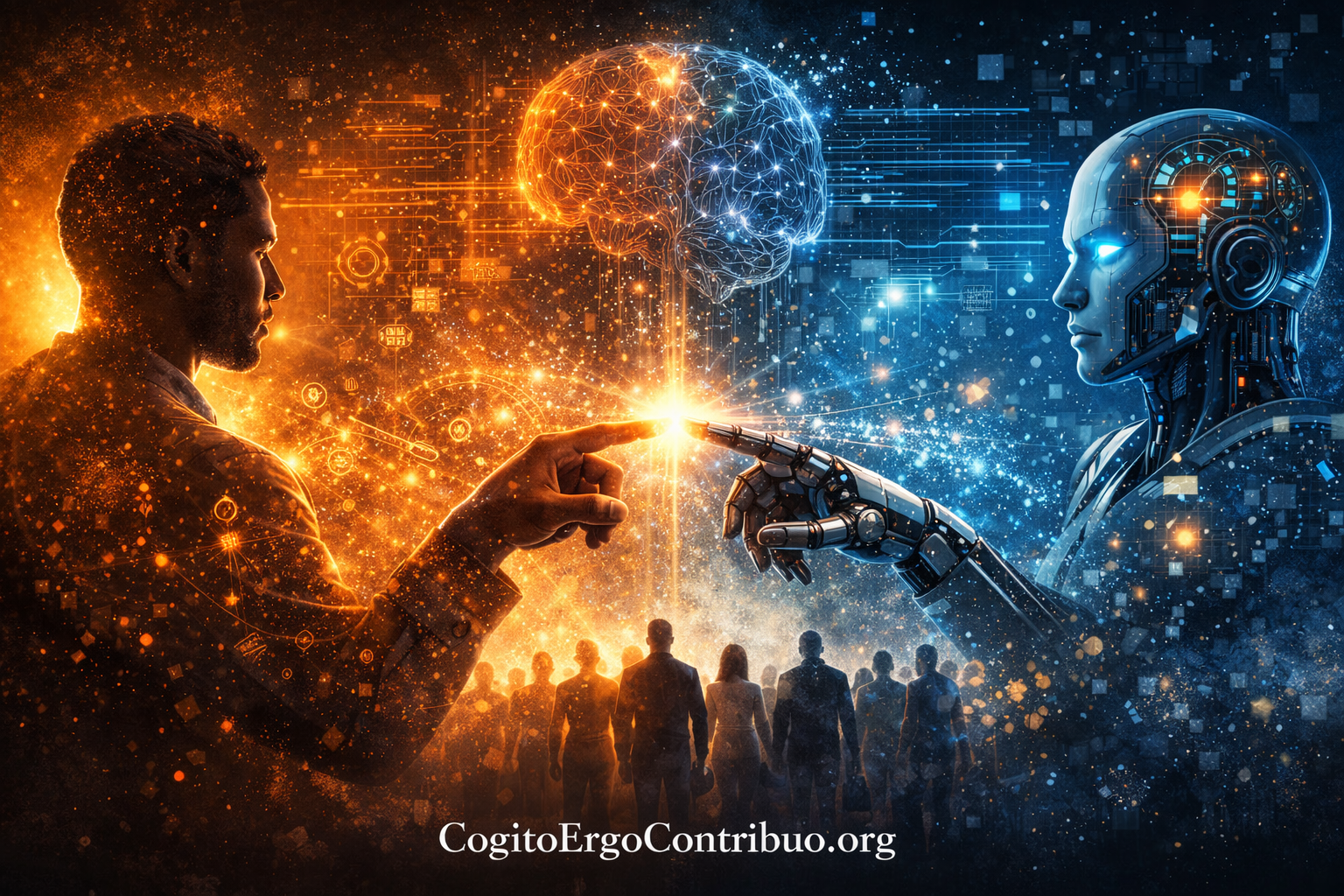 Illustration showing the difference between simulated behavior and human capability that persists and propagates over time